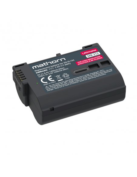 Bateria Mathorn MB-212A Ultimate 2400mAh USB-C zamiennik EN-EL15C do Nikon Z8
