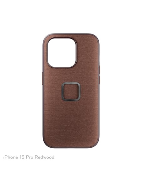Peak Design Mobile Everyday Case Fabric iPhone 15 Pro - Redwood
