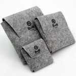 Felt Pouch B+W L-size for 1-filter up to 95mm 1100610