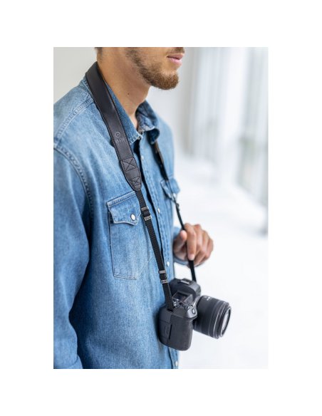 Pasek do aparatu B+W Camera Strap Black Leather 30mm 1102622