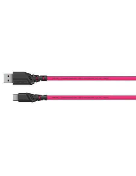 Kabel fotograficzny Mathorn MTC-200M 2m 10Gbps PD60W USB A-C Magenta