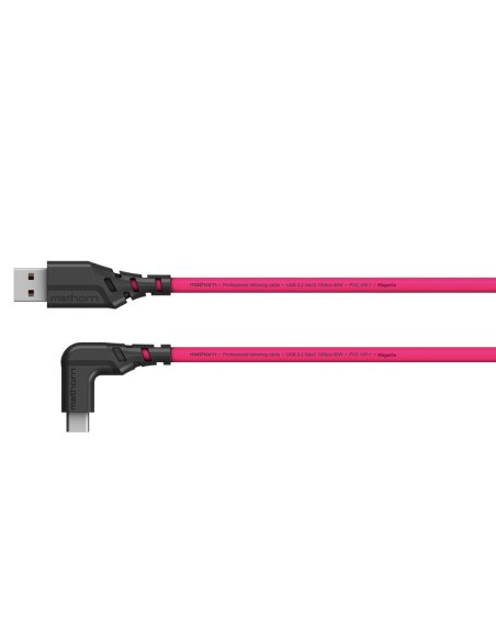 Kabel fotograficzny Mathorn MTC-201M 2m 10Gbps 60W USB A-C90 Magenta
