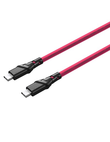Kabel fotograficzny Mathorn MTC-210M 2m 20Gbps 4K 60Hz PD100W USB C-C Magenta