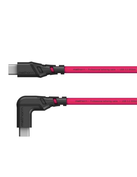 Mathorn tethering cable MTC-211M 2m 20Gbps 4K 60Hz 100W USB C-C90 Magenta