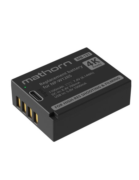 Mathorn battery MB-131 1100mAh USB-C for NP-W126S