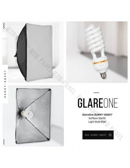 GlareOne Continuous Light Kit SUNNY SQ5X7-425