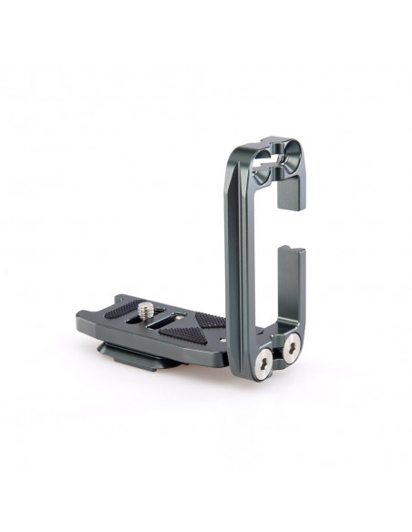 3 Legged Thing Ellie PD Short Universal L-Bracket with Peak Design Capture-compatible short base - Grey