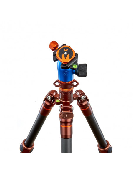 Statyw 3 Legged Thing Albert 2.0 Bronze, włókna węglowe, 5-sekcji, udźwig 30kg, głowica Pro Lever