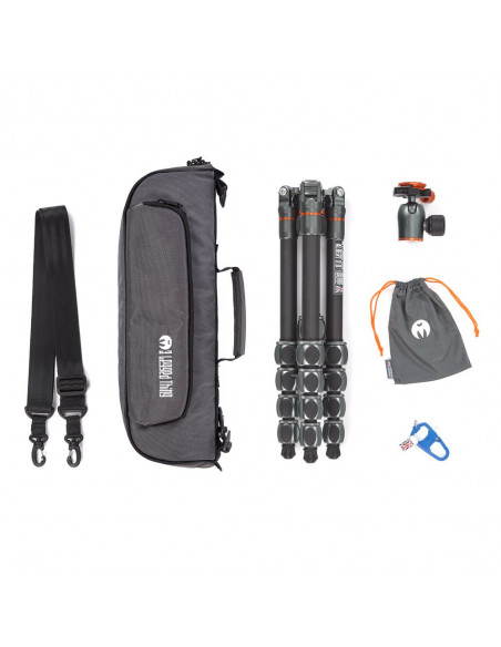 Statyw 3 Legged Thing Albert 2.0 Gray, włókna węglowe, 5-sekcji, udźwig 30kg, głowica Pro Lever