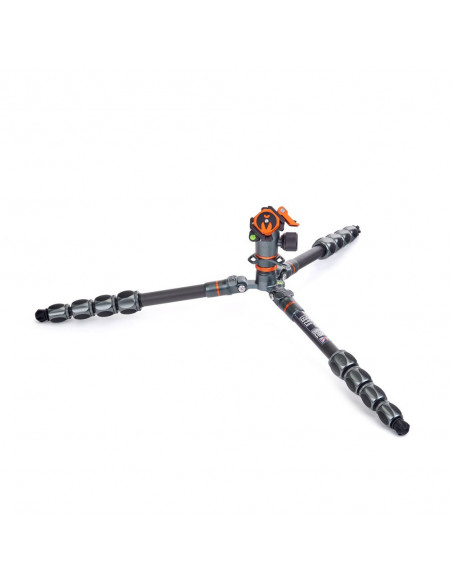 Statyw 3 Legged Thing Leo 2.0 Gray, włókna węglowe, 5-sekcji, udźwig 30kg, głowica Pro Lever