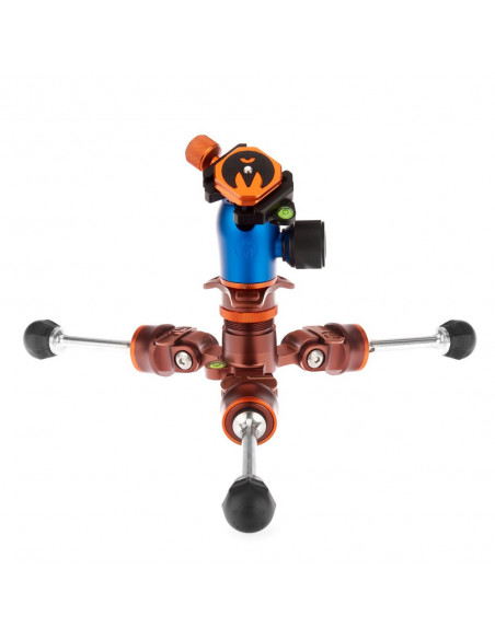 Statyw 3 Legged Thing Winston 2.0 Bronze, włókna węglowe, 3-sekcji, udźwig 40kg, głowica Pro Lever