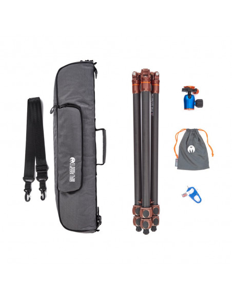 Statyw 3 Legged Thing Winston 2.0 Bronze, włókna węglowe, 3-sekcji, udźwig 40kg, głowica Pro Lever