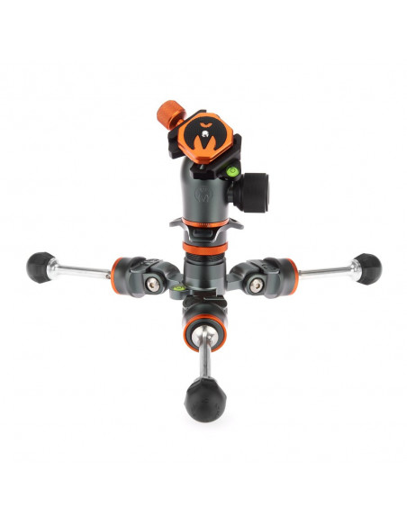 Statyw 3 Legged Thing Winston 2.0 Gray, włókna węglowe, 3-sekcji, udźwig 40kg, głowica Pro Lever