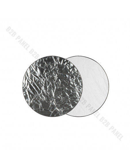 GlareOne Blenda 2w1 srebrno biała 60 cm