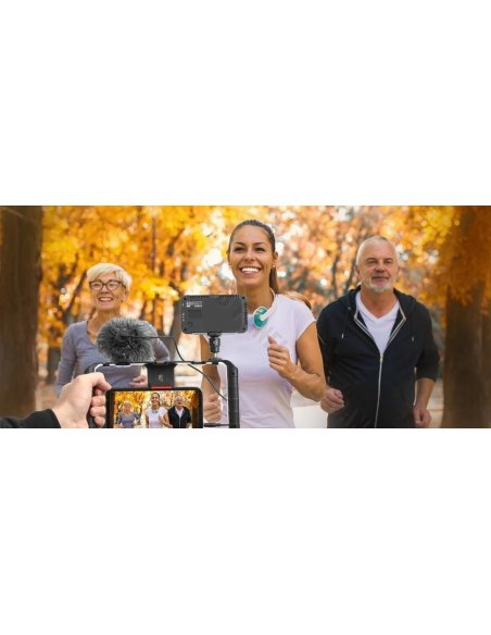 Synco Vlogger Kit 1 zestaw mikrofon M1S, lampa LED BI, uchwyt RIG, statyw