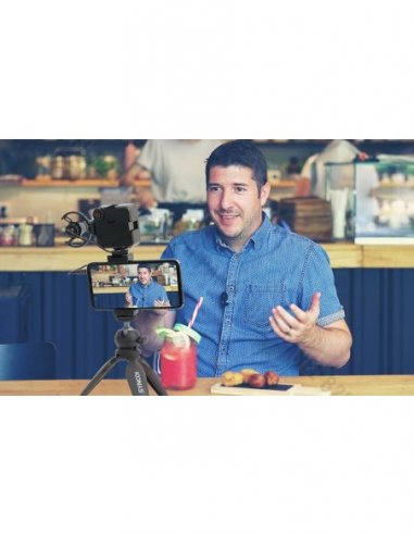 Synco Vlogger Kit 2 zestaw mikrofon M1S, lampa...