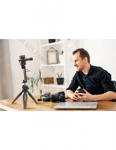 Synco Vlogger Kit 2 zestaw mikrofon M1S, lampa...