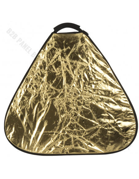 GlareOne Reflector Triangle 2in1 Silver Gold 30cm