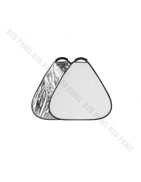 GlareOne Reflector Triangle 2in1 Silver White 30cm