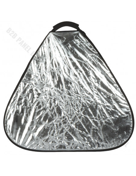 GlareOne Reflector Triangle 2in1 Silver White 60cm