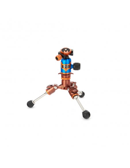 Statyw 3 Legged Thing Ray Bronze, włókna węglowe, 5-sekcji, udźwig 30kg, głowica Airhed VU