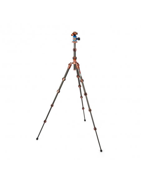 Statyw 3 Legged Thing Ray Bronze, włókna węglowe, 5-sekcji, udźwig 30kg, głowica Airhed VU