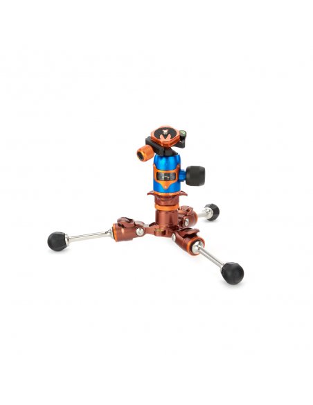 Statyw 3 Legged Thing Bucky Bronze, włókna węglowe, 5-sekcji, udźwig 30kg, głowica Airhed VU