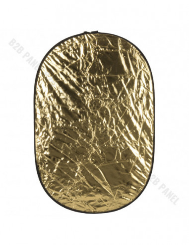 GlareOne Blenda 2w1 srebrno złota 60x90cm