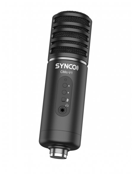 Synco V1 mikrofon USB z odsłuchem - pojemnościowy