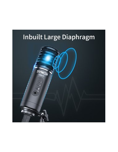 Synco V1 USB Microphone with Monitor - Condenser