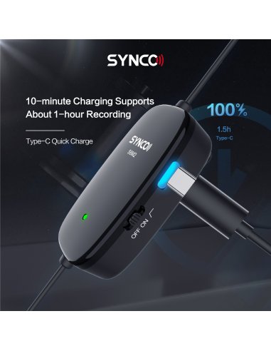 Synco S6M2 mikrofon krawatowy z odsłuchem i...