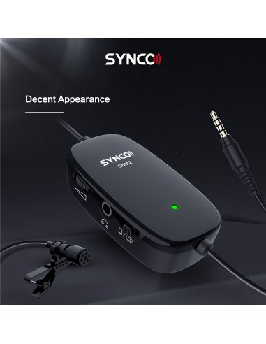 Synco S6M2 mikrofon krawatowy z odsłuchem i...