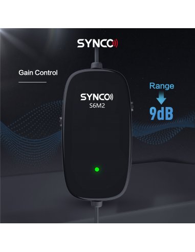 Synco S6M2 lavelier microphone with monitor and...