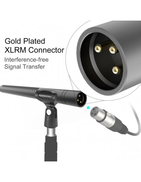 Synco D2 mikrofon shotgun - hiperkardioidalny kierunkowy