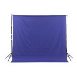 GlareOne blue fabric backdrop 3x3 m