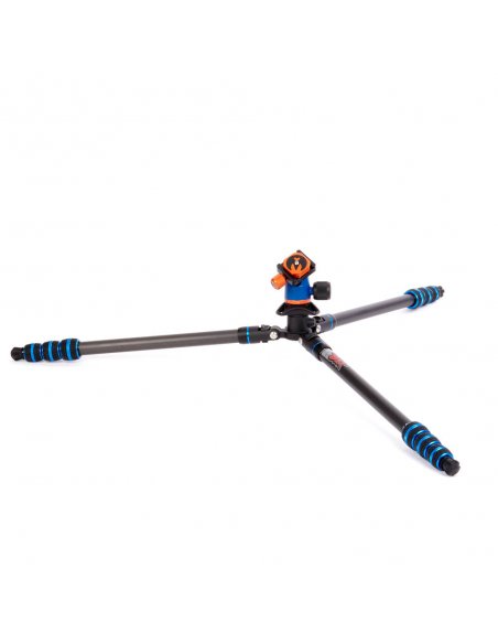 Statyw 3 Legged Thing Punks Billy Blue 2.0, wł. węglowe, 4-sekcje, udźwig 18 kg, głowica kulowa Neo 2.0