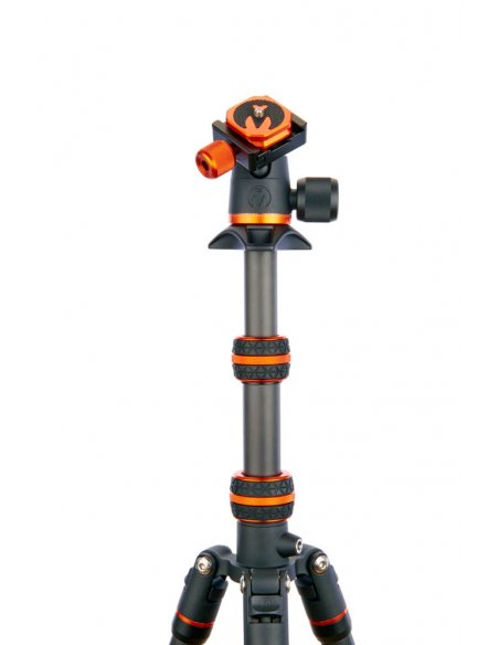 Statyw 3 Legged Thing Punks Brian Black 2.0, wł. węglowe, 5-sekcji, udźwig 18 kg, głowica kulowa Neo 2.0