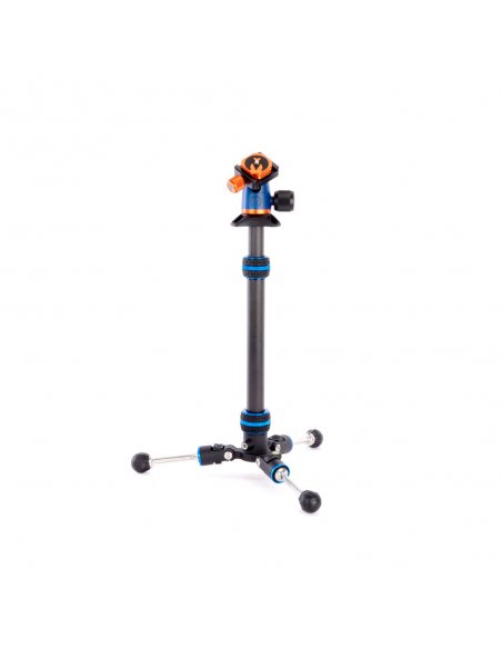 Statyw 3 Legged Thing Punks Brian Blue 2.0, wł. węglowe, 5-sekcji, udźwig 18 kg, głowica kulowa Neo 2.0