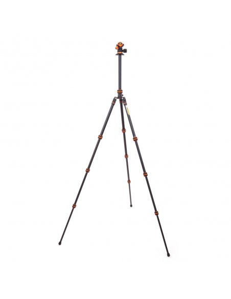 Statyw 3 Legged Thing Punks Travis Black 2.0, aluminiowy, 4-sekcje, udźwig 18 kg, głowica kulowa Neo 2.0