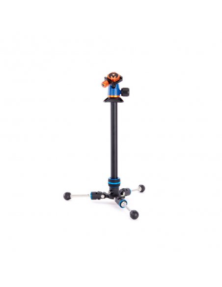 Statyw 3 Legged Thing Punks Travis Blue 2.0, aluminiowy, 4-sekcje, udźwig 18 kg, głowica kulowa Neo 2.0