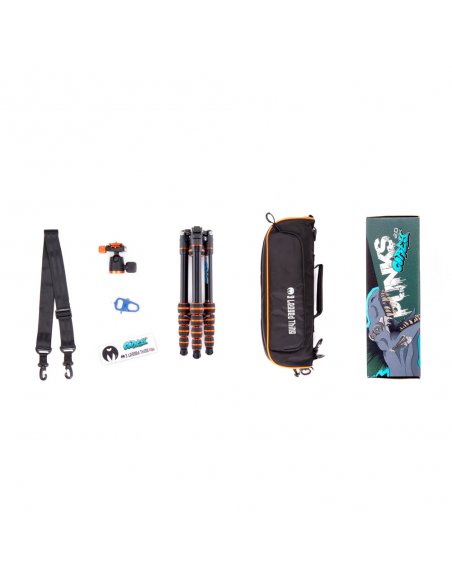 Statyw 3 Legged Thing Punks Corey Black 2.0, aluminiowy, 5-sekcji, udźwig 14 kg, głowica kulowa Neo