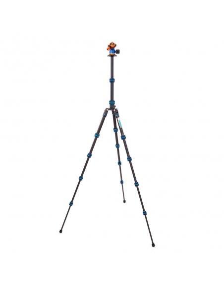 Statyw 3 Legged Thing Punks Corey Blue 2.0, aluminiowy, 5-sekcji, udźwig 14 kg, głowica kulowa Neo