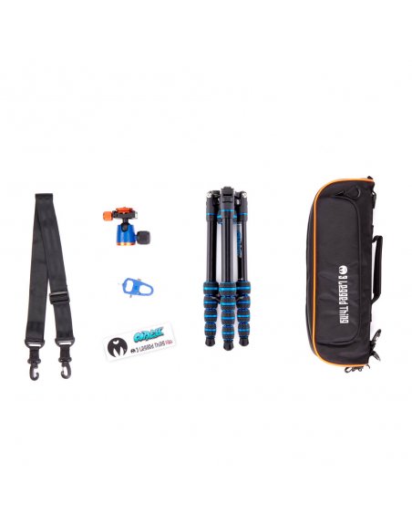 Statyw 3 Legged Thing Punks Corey Blue 2.0, aluminiowy, 5-sekcji, udźwig 14 kg, głowica kulowa Neo