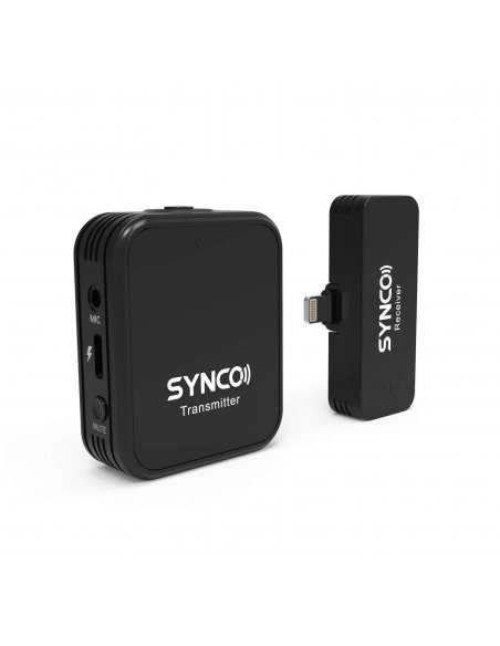 Synco G1TL Wirelles System with Apple Lighting MFI + USB-C connector