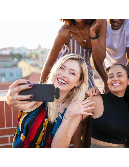 Synco P1L bezprzewodowy system mikrofonowy Lighting, 1 nadajnik, 1 odbiornik, grey-blue