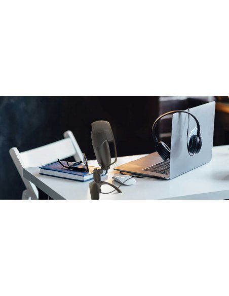 Synco V2 USB Condenser Microphone with POP filter and Monitor