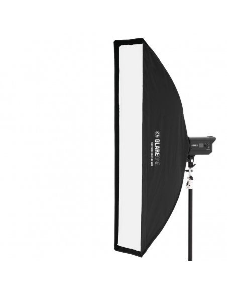 GlareOne Softbox 35x140 PRO - zestaw z gridem
