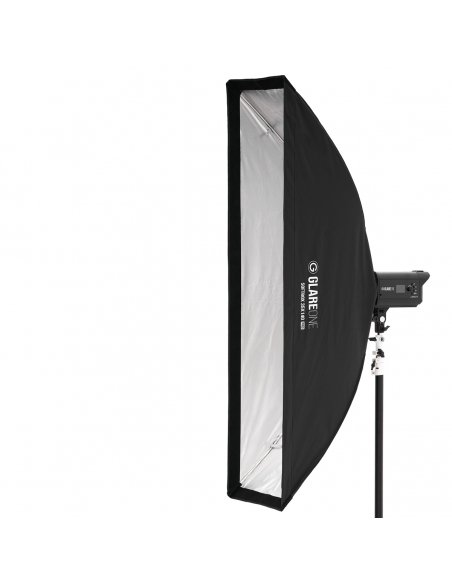 GlareOne Softbox 35x140 PRO - zestaw z gridem