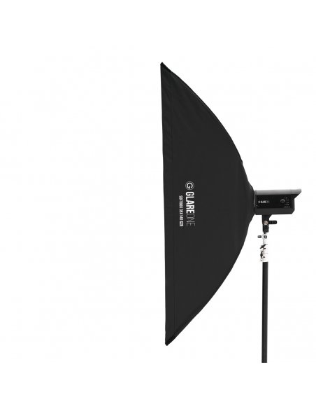GlareOne Softbox 35x140 PRO - zestaw z gridem