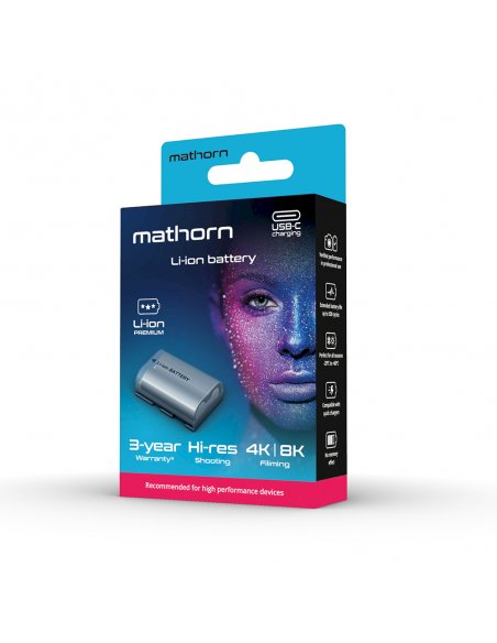 Battery Mathorn MB-211 2250mAh USB-C replacement for EN-EL15C